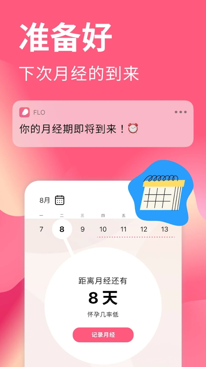 图片[1]-Flo大姨妈经期助手 v9.91.0 解锁高级版-好料空间