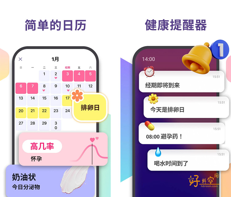 图片[2]-小月历-追踪经期/怀孕日历 v1.111 解锁内购版-好料空间