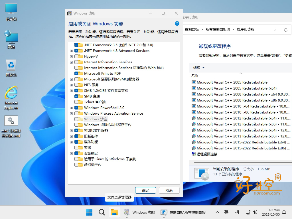 图片[2]-小修Windows11 23H2 Pro 22631_7376/4169 二合一轻度精简版系统-好料空间